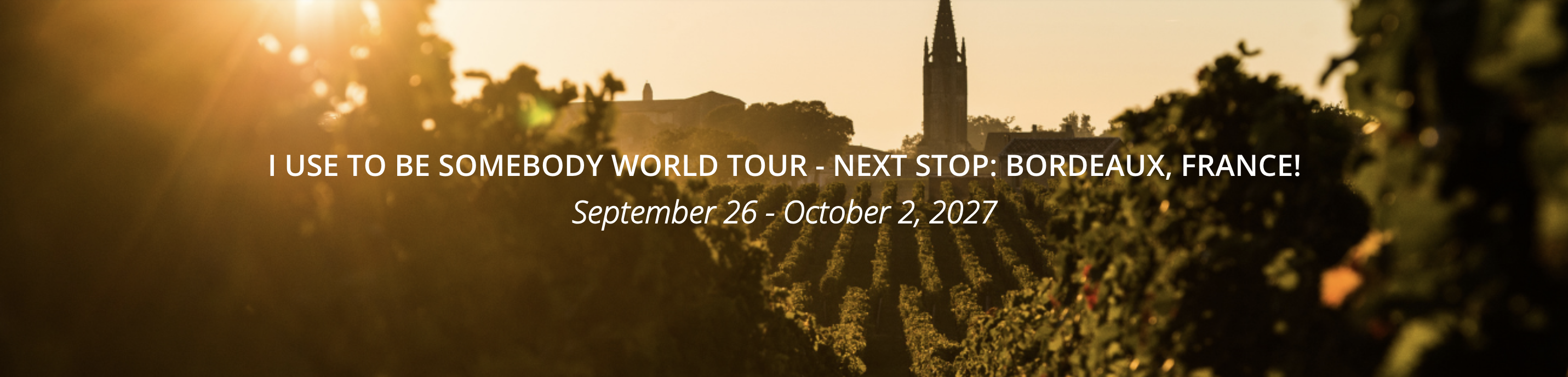 Tour Page Header